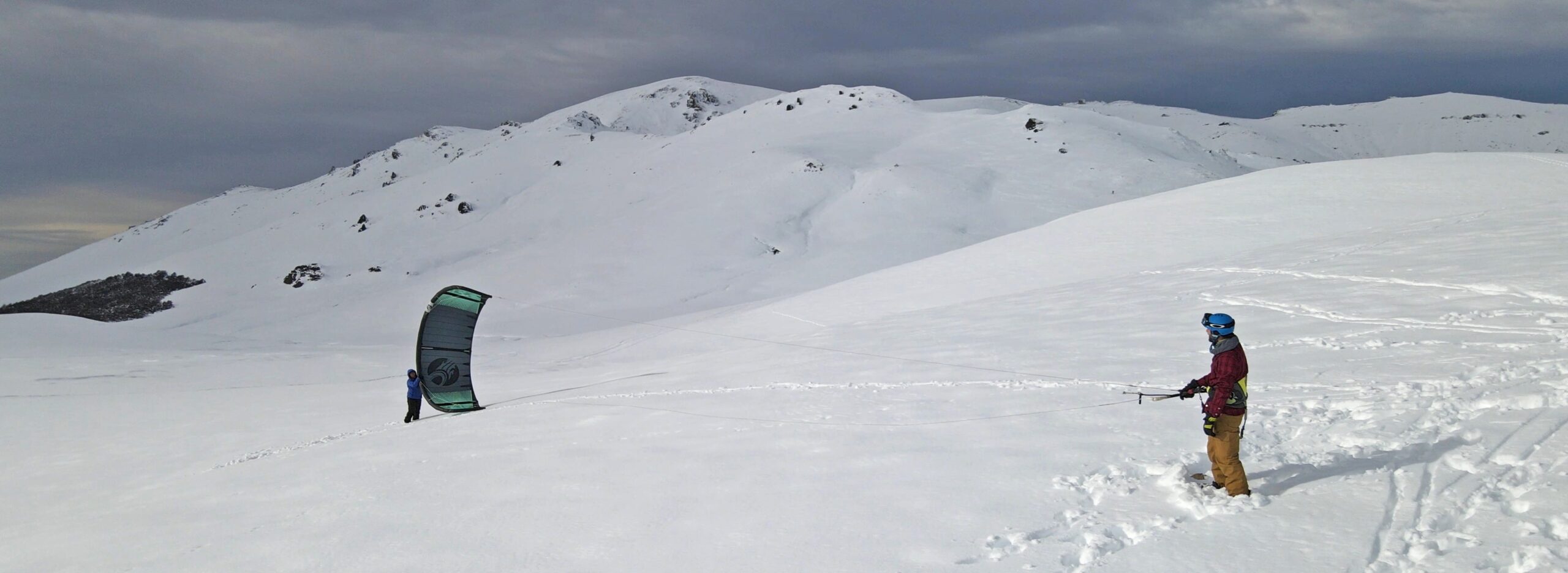 Trevelin impulsa el «Snow Kite» en Sierra Colorada