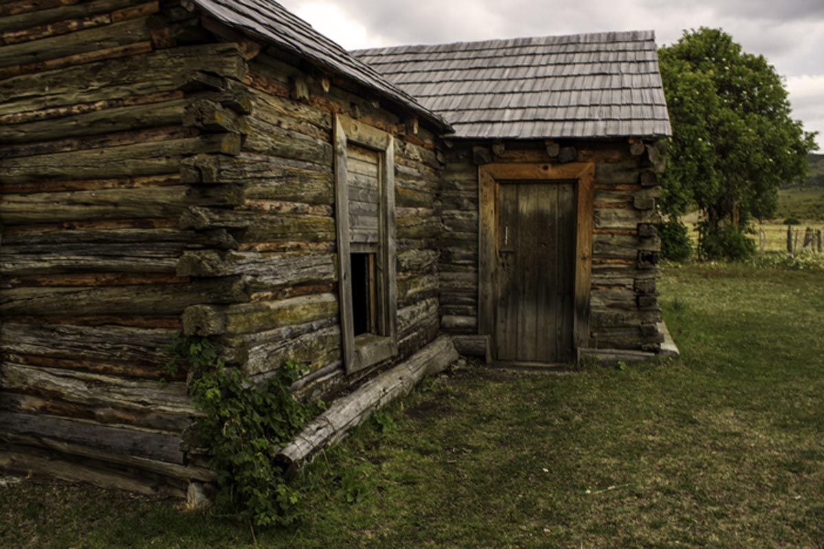 Cabaña de troncos de Butch Cassidy y Sundance Kid en el valle de Cholila, Chubut