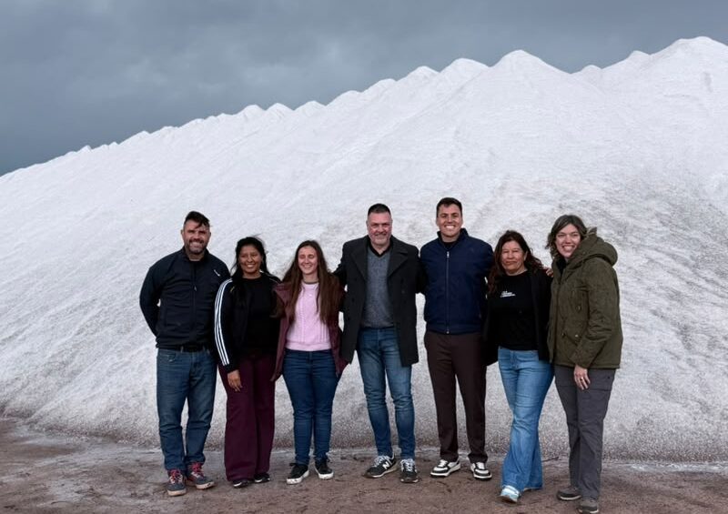 Salinas de San Máximo cerca de Puelches, La Pampa