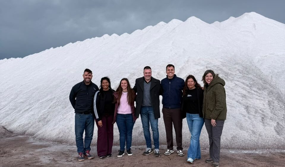 Salinas de San Máximo cerca de Puelches, La Pampa