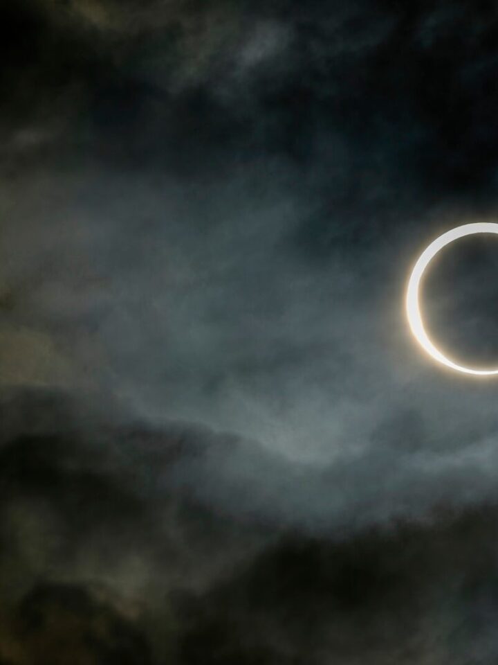 El anillo de fuego de un eclipse solar anular