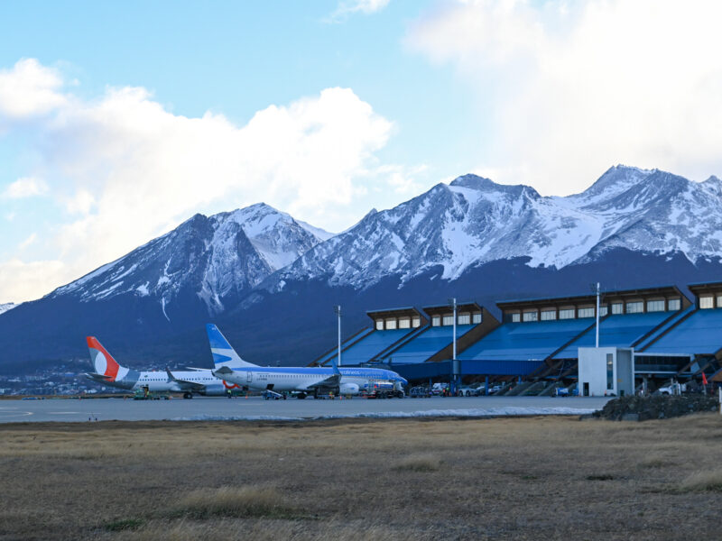 Ushuaia y el canal Beagle, destino que tuvo un agosto récord de pasajeros aéreos